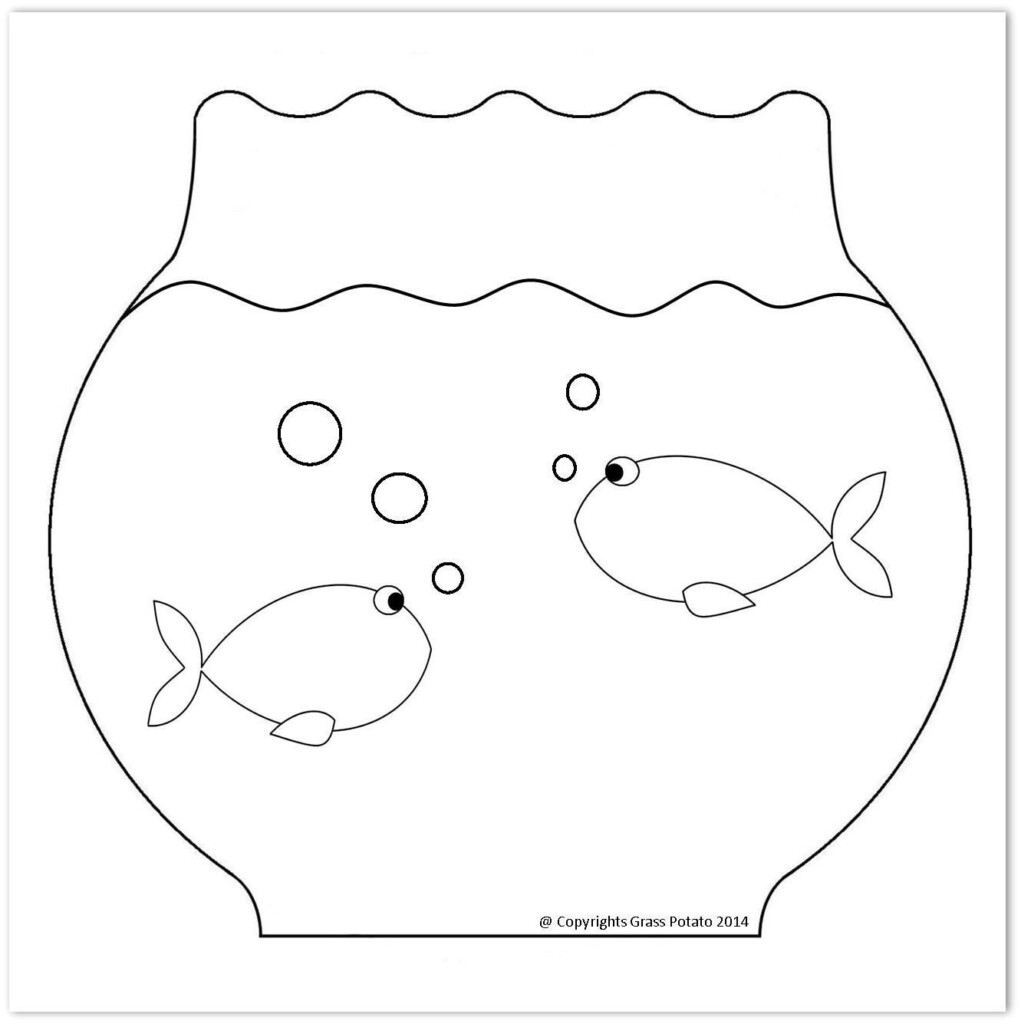 Free Printable Fish Bowl Templates That Effectively Improve The Skills 