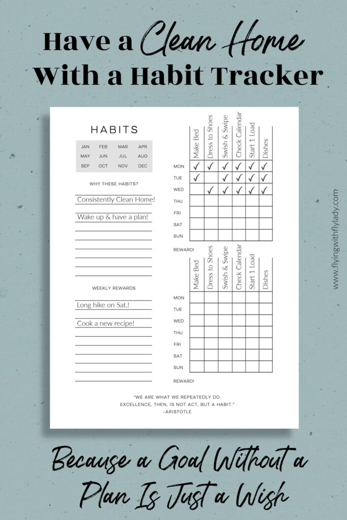 Free Printable Flylady Daily Routine