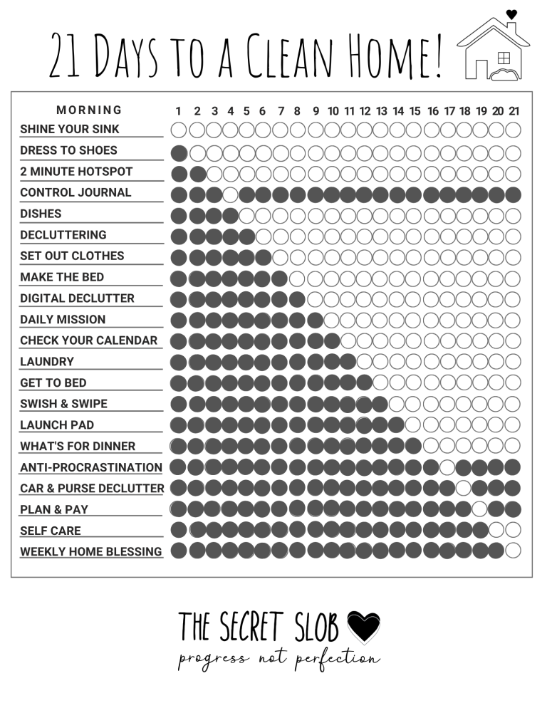 Free Printable Flylady Daily Routine I 39 ve Been Implementing Simple 
