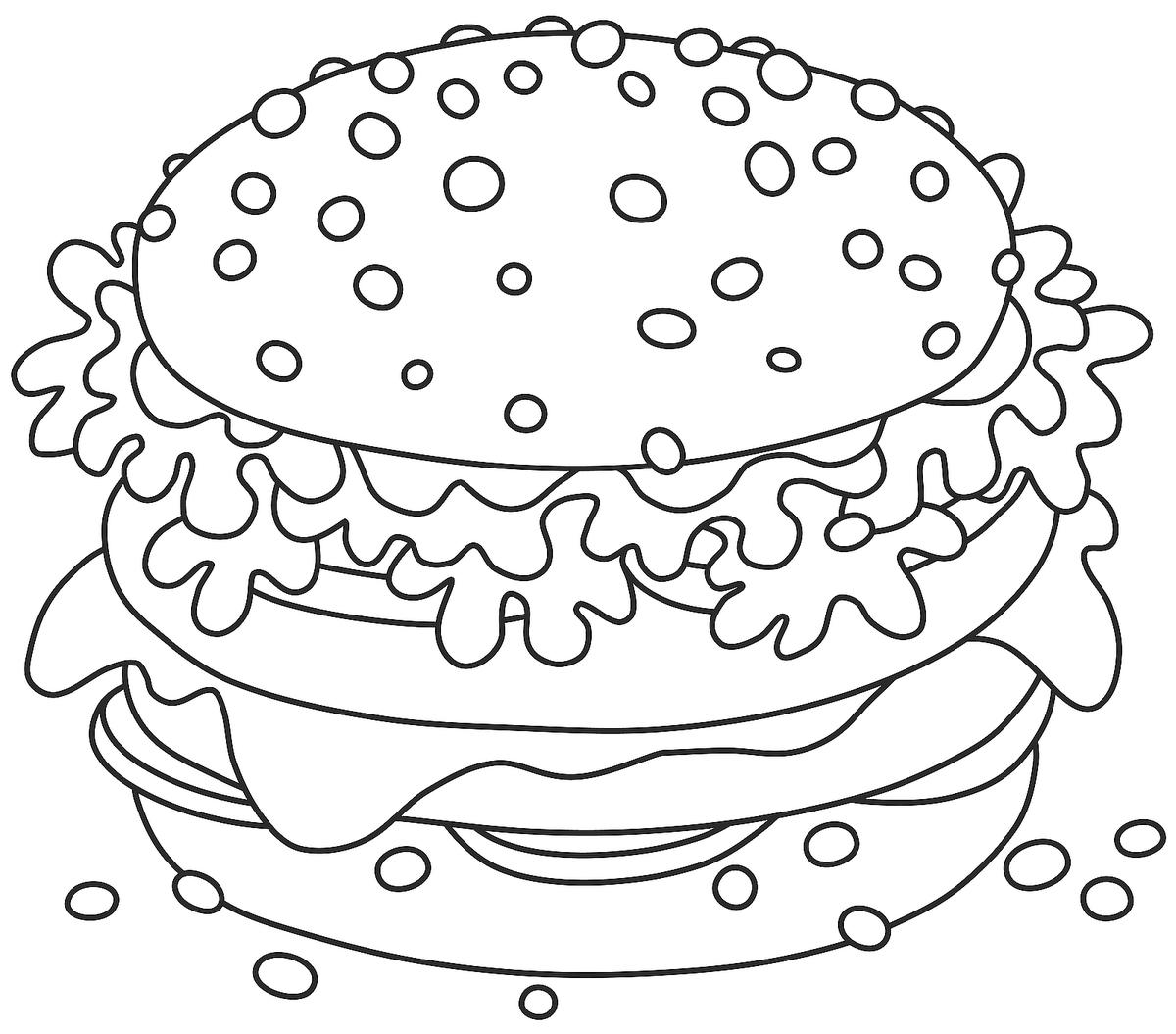 Free Printable Food Coloring Pages For Kids