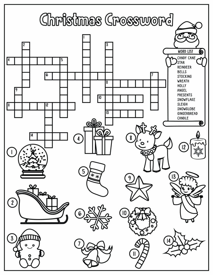 Free Printable Fun Christmas Worksheets