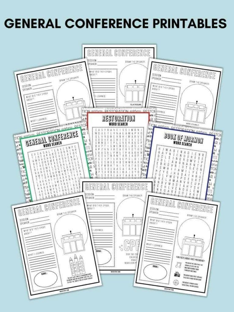Free Printable General Conference Coloring Pages Printable Sight 