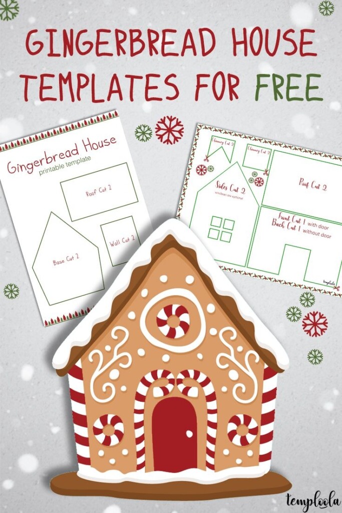 Free Printable Gingerbread House Template