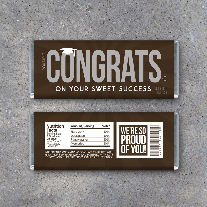 Free Printable Graduation Candy Bar Wrappers
