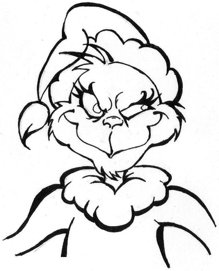 Free Printable Grinch Coloring Pages Printable Templates