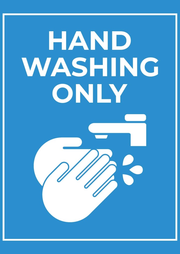 Free Printable Hand Washing Signs Templates PDF Childcare Schools