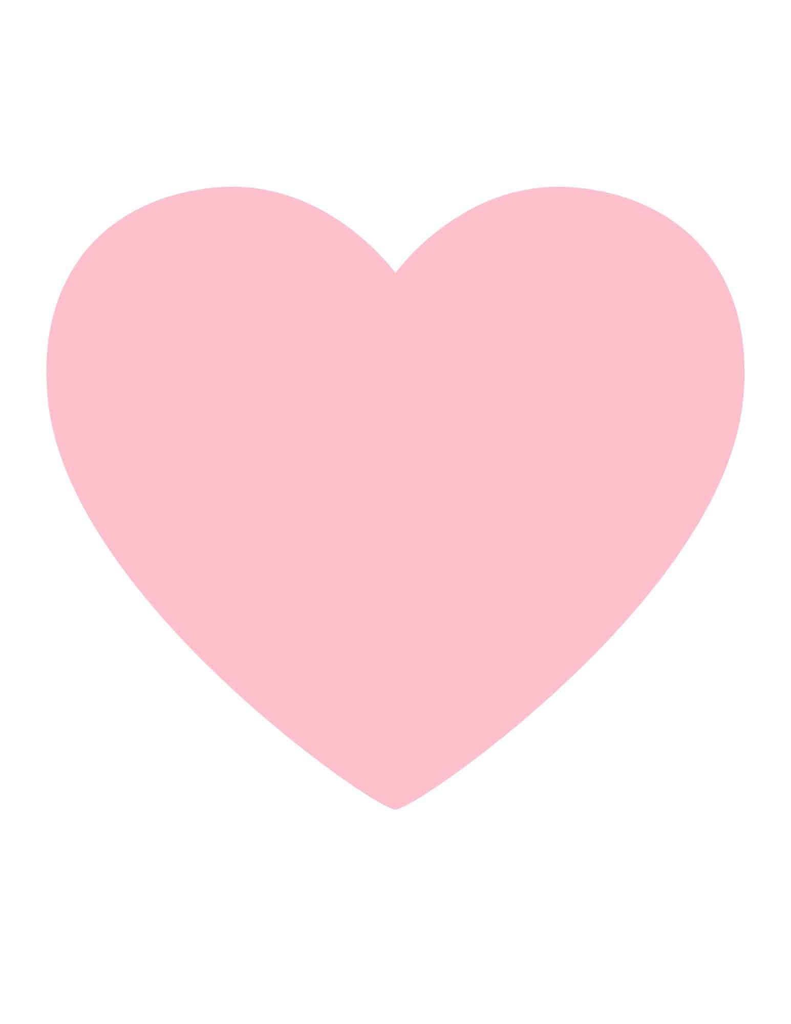 Free Printable Heart Templates Add A Little Adventure