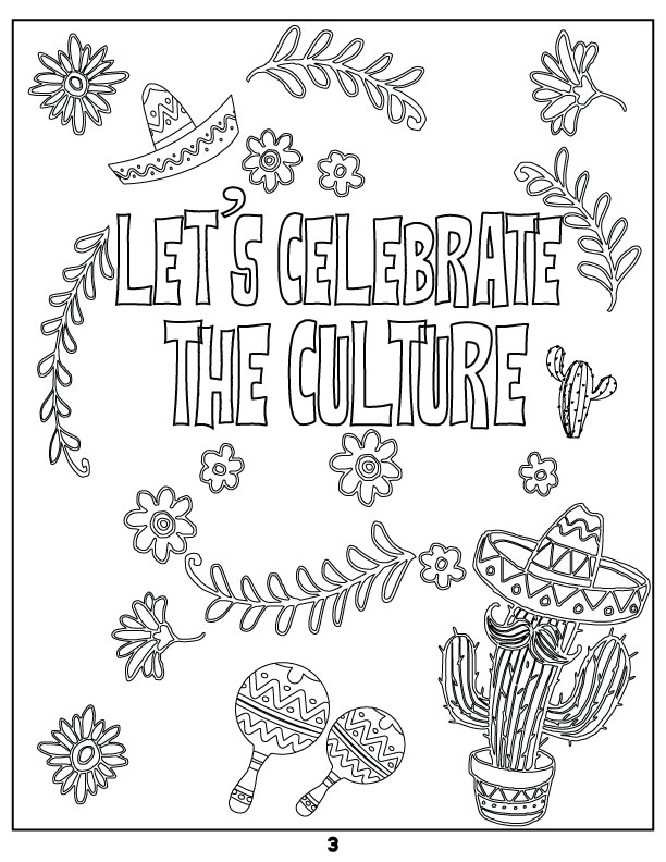 Free Printable Hispanic Heritage Month Coloring Pages Coloring Pages
