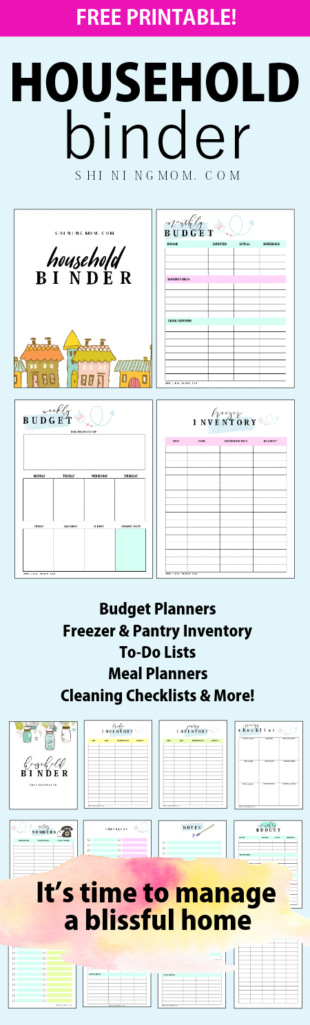 Free Printable Home Binder For Moms