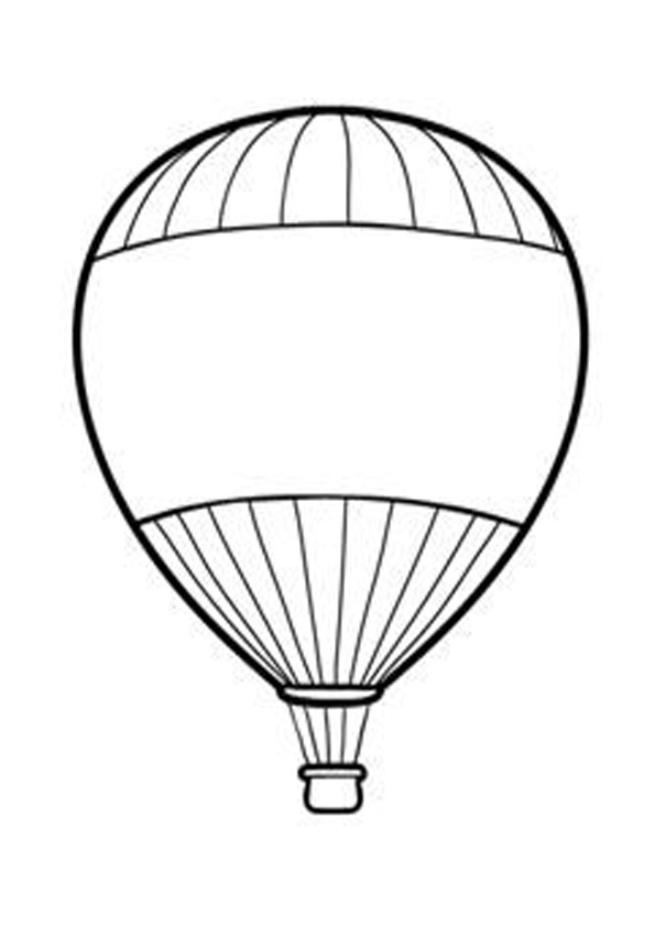 Free Printable Hot Air Balloon Coloring Pages