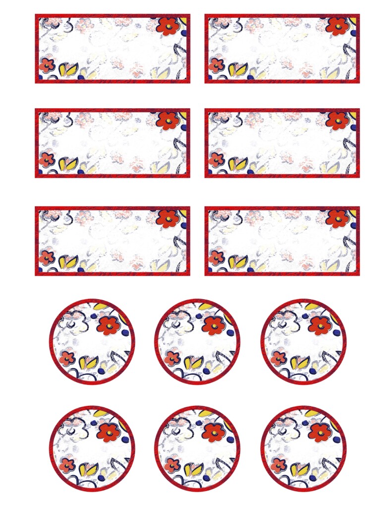 Free Printable Jar Labels Template Printable Templates
