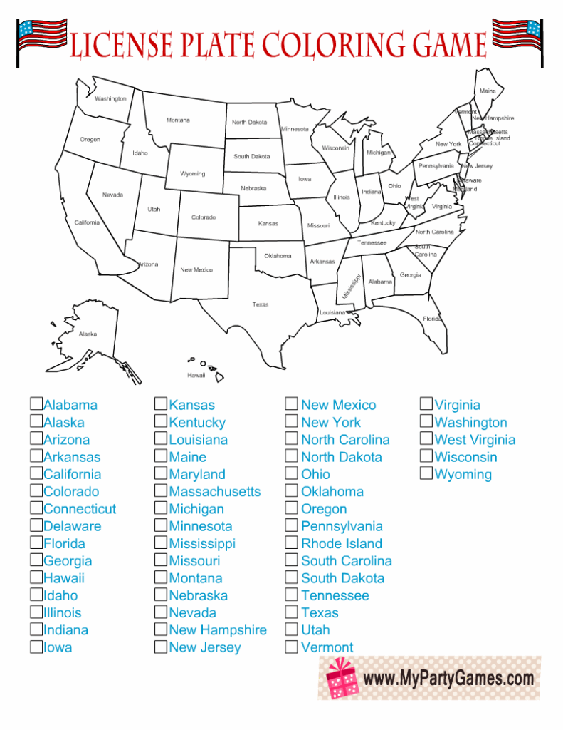 Free Printable License Plate Road Trip Game Artofit