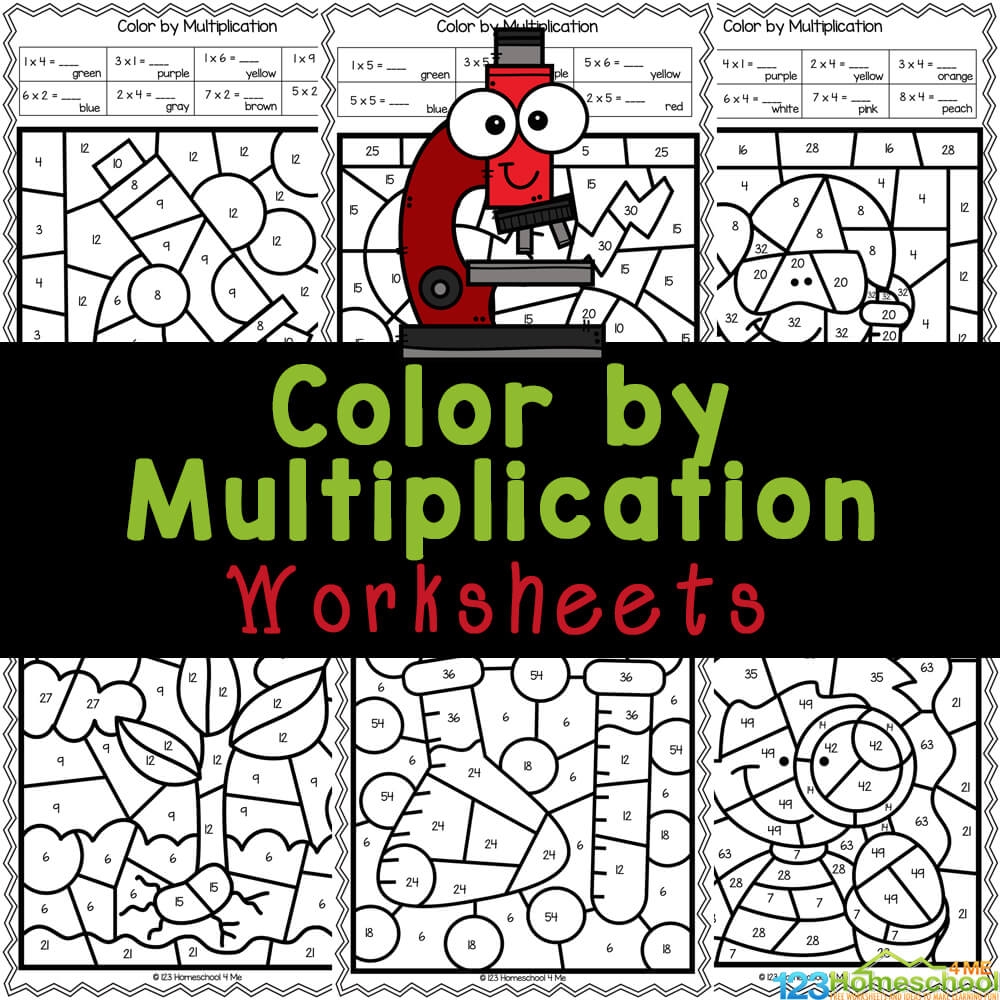 Free Printable Multiplication Color By Number Vrogue co