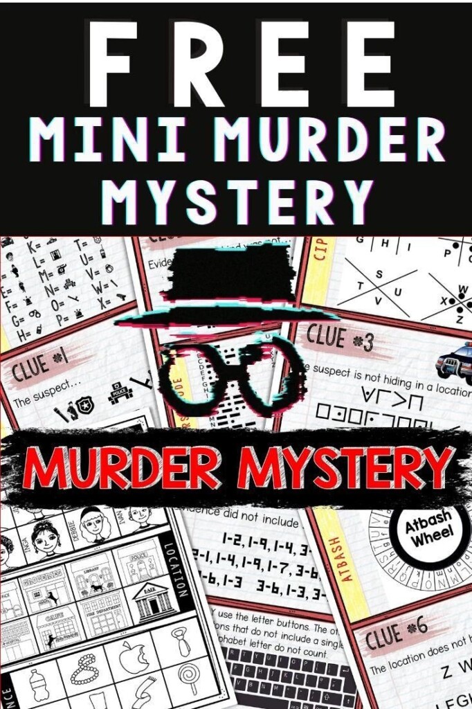 Free Printable Murder Mystery Party Game For Kids Artofit