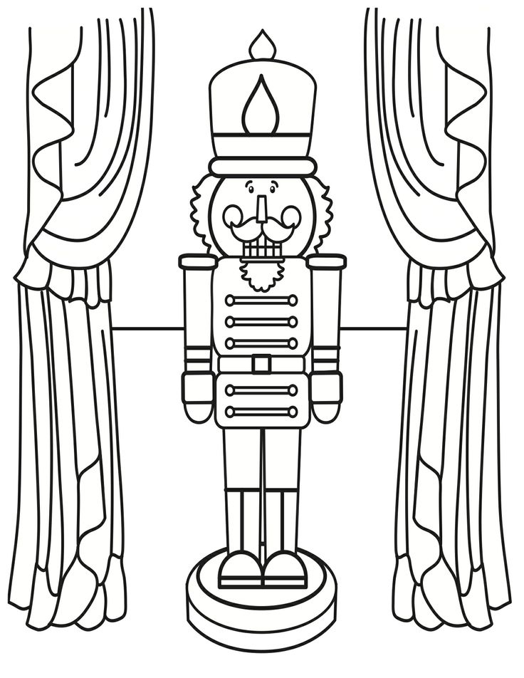 Free Printable Nutcracker Coloring Pages For Kids