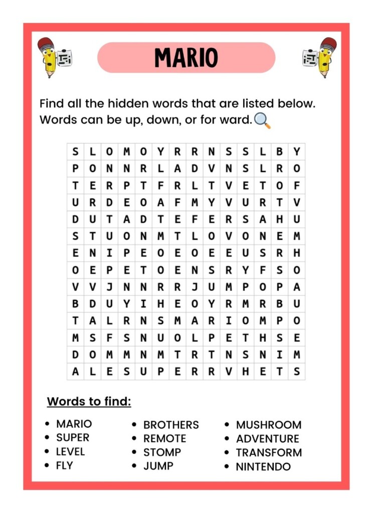 Free Printable Picture Find Puzzles