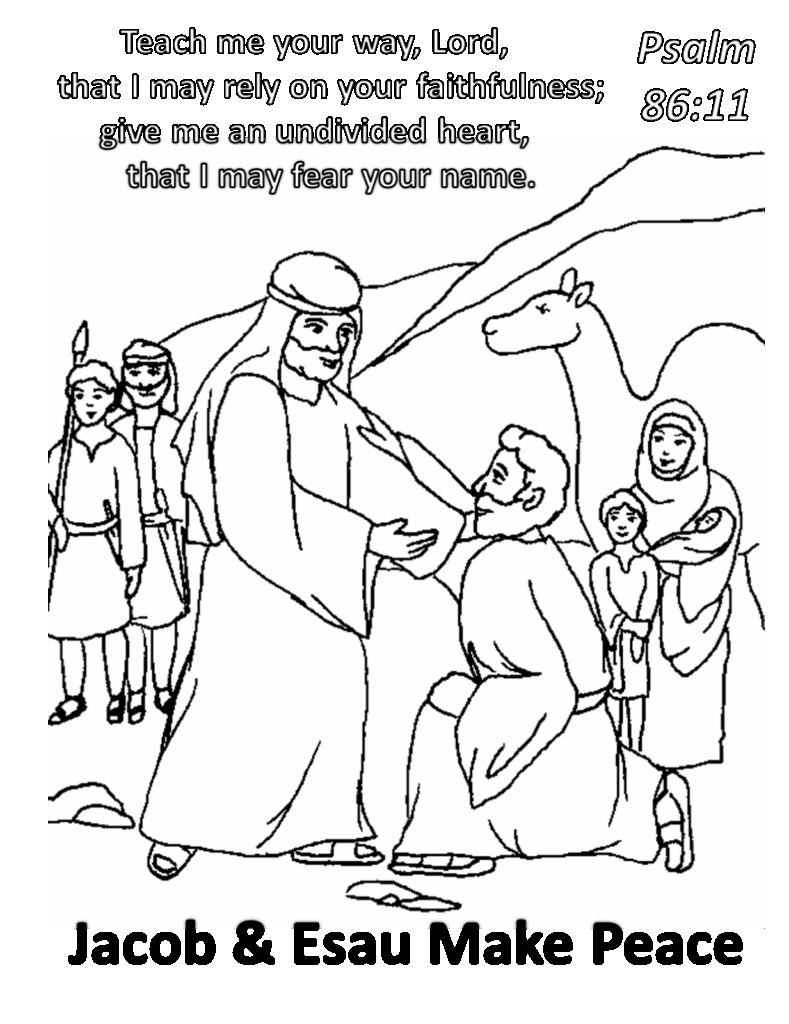 Free Printable Pictures Of Jacob And Esau