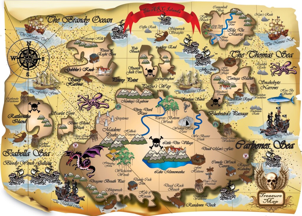 Free Printable Pirate Maps Free Printable