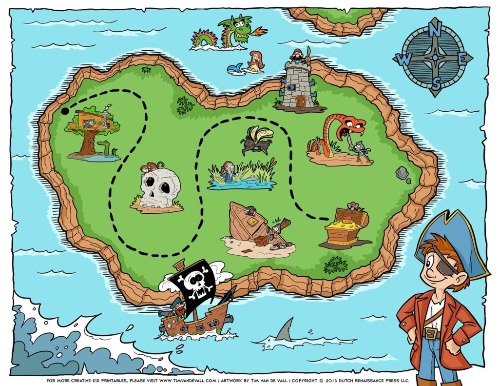 Free Printable Pirate Treasure Map Printable Templates Free