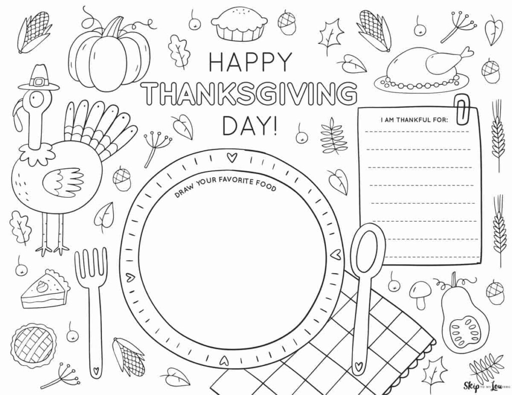 Free Printable Placemats Printable Templates
