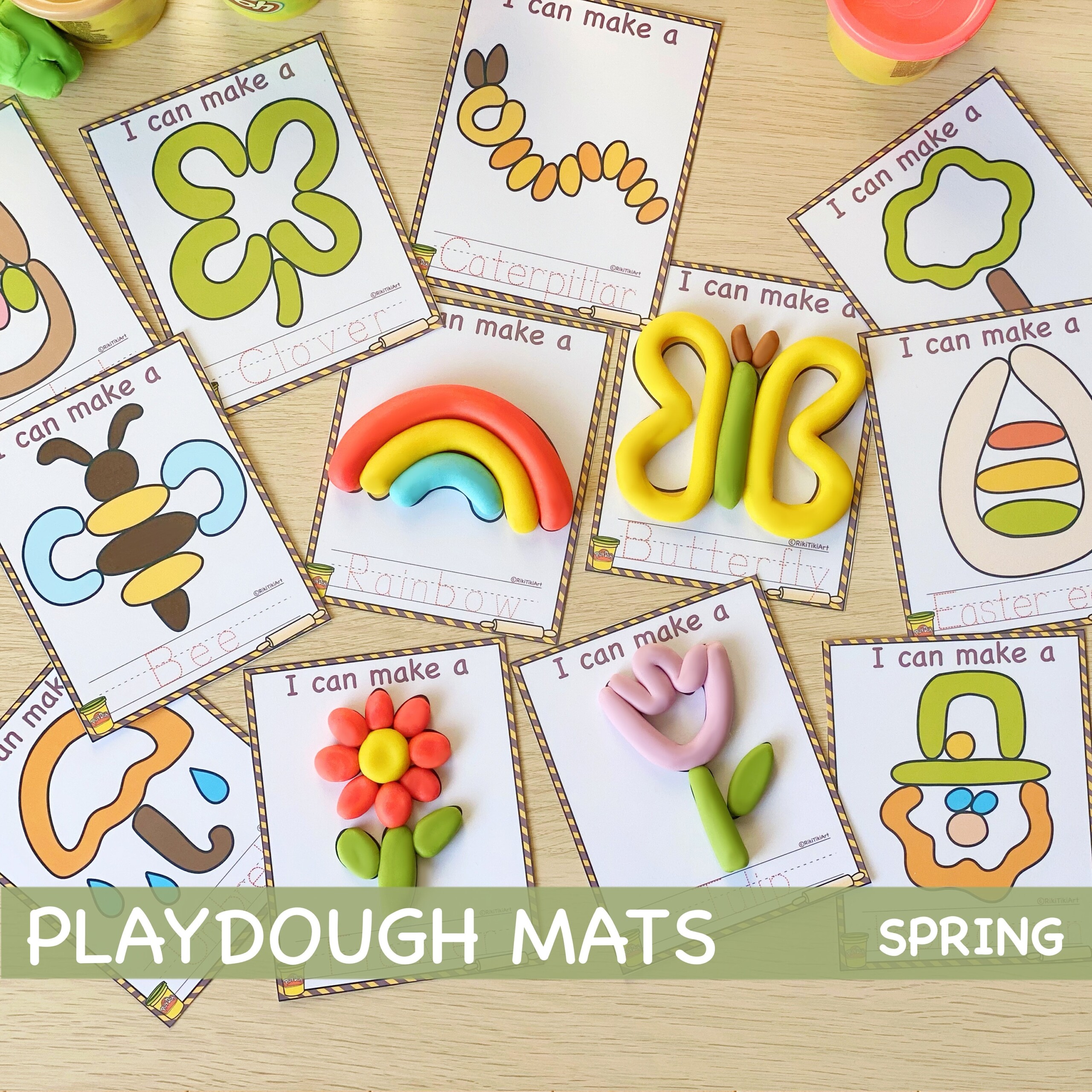 Free Printable Play Dough Mats