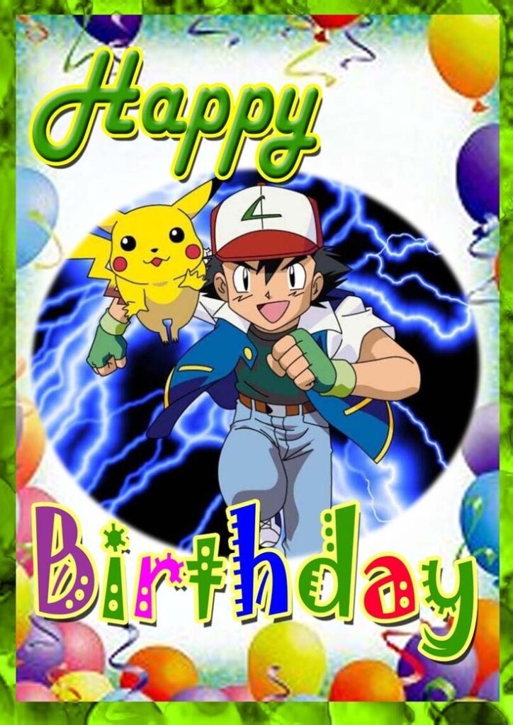Free Printable Pokemon Birthday Cards Free Printable Card