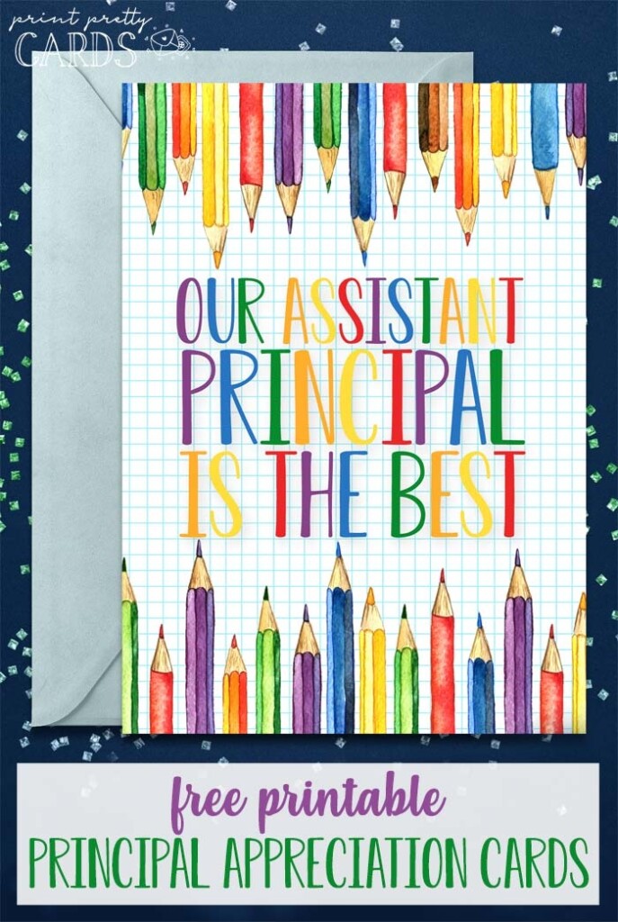 Free Printable Principal Appreciation Cards Print Pretty Cards