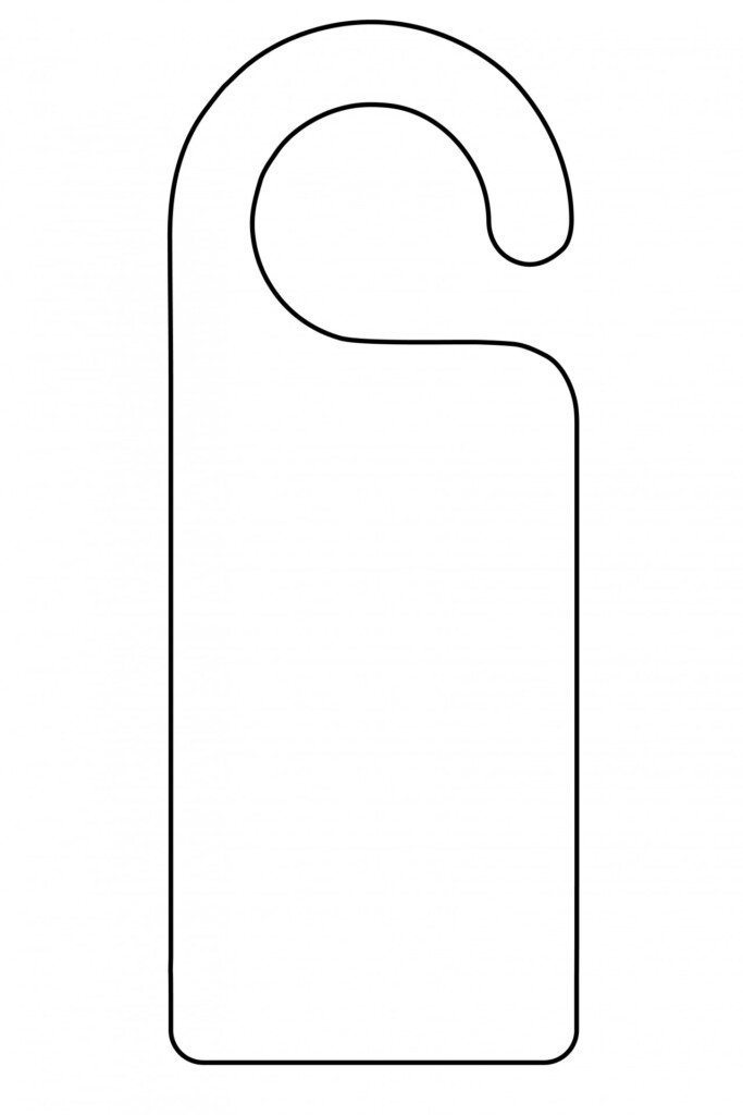 Free Printable Printable Door Hanger Template Printable Templates