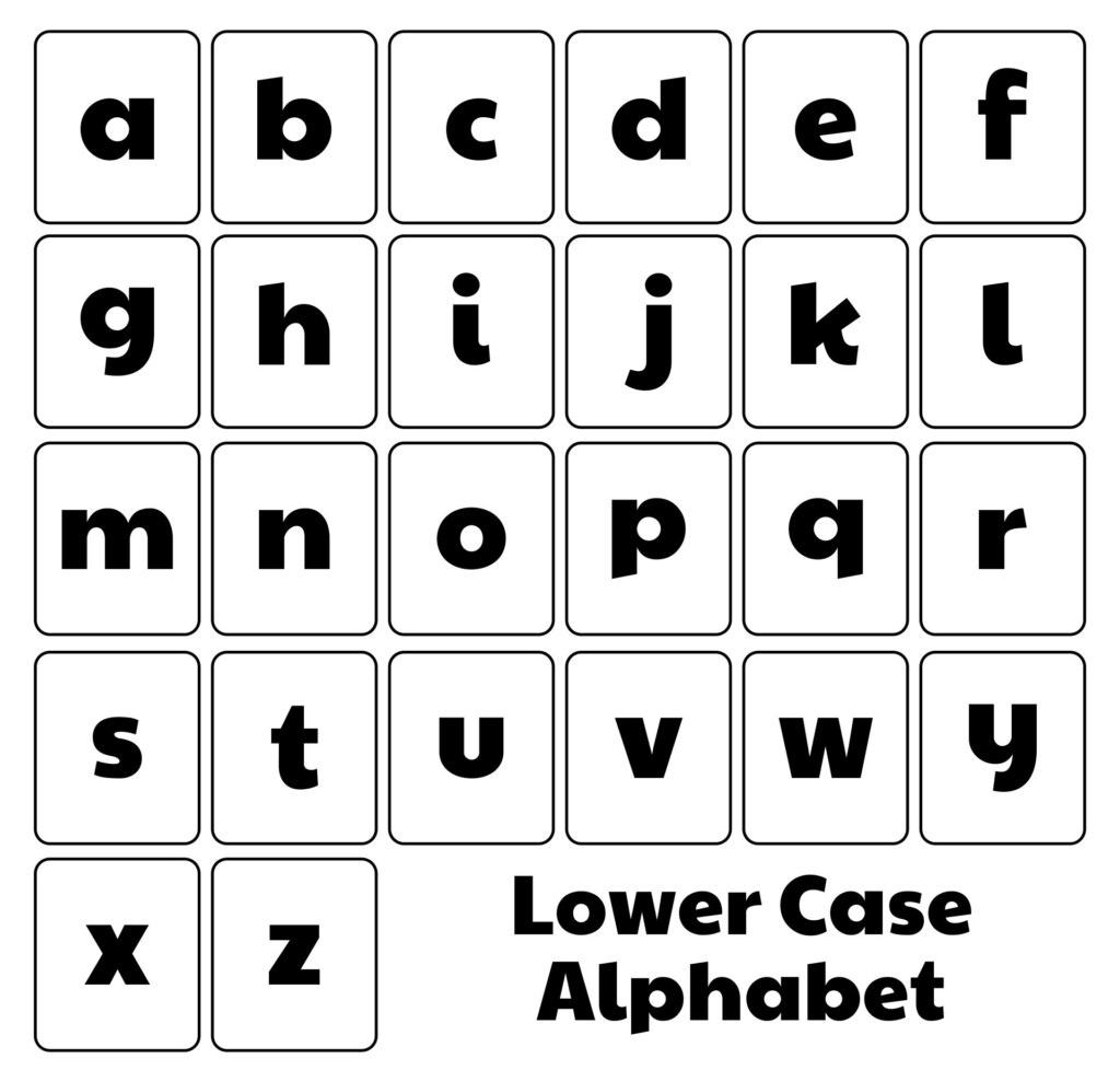 Free Printable Printable Lowercase Alphabet Flash Cards Printable 