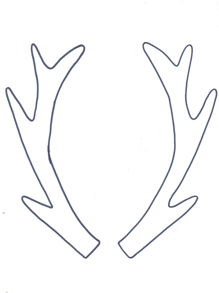 Free Printable Reindeer Antlers At Ganmelissablog Blog