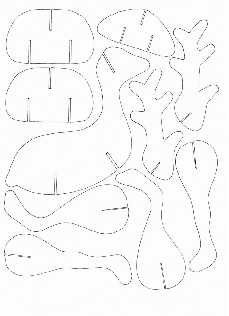 Free Printable Reindeer Pattern