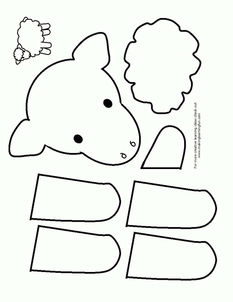 Free Printable Sheep Template