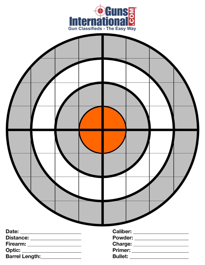 Free Printable Shooting Targets Pdf Jorge D Hodder