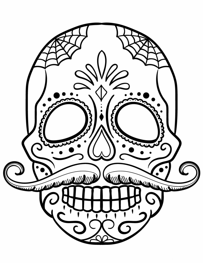 Free Printable Skull Coloring Pages