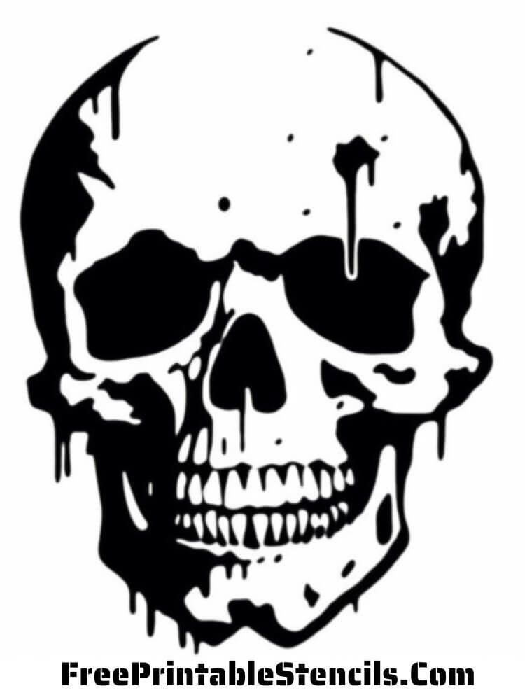 Free Printable Skull Stencils And Silhouettes Free Printable Stencils