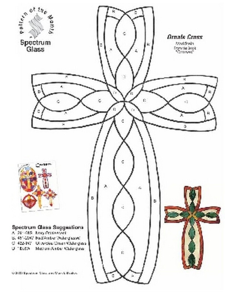 Free Printable Stained Glass Cross Patterns Free Printable Download