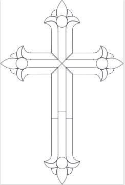 Free Printable Stained Glass Cross Patterns Lorna