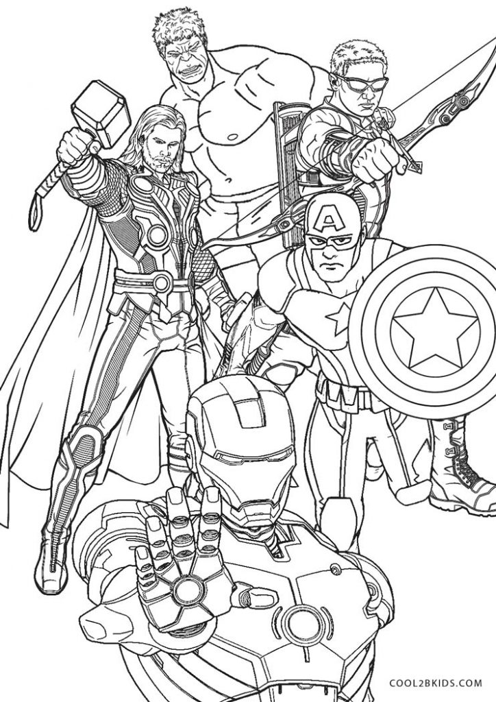 Free Printable Superhero Coloring Pages For Kids
