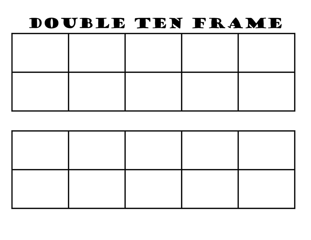 Free Printable Ten Frame Worksheets
