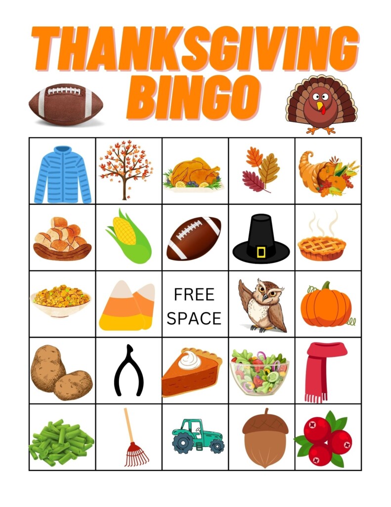 Free Printable Thanksgiving Bingo Cards For 2024 Lola Lambchops