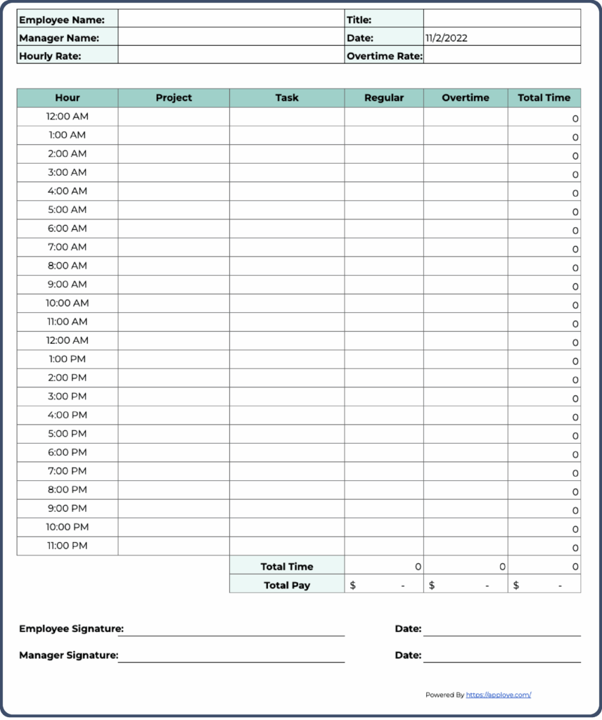 Free Printable Timesheet Templates Excel Word PDF 56 OFF