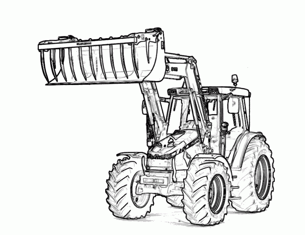 Free Printable Tractor Coloring Pages For Kids
