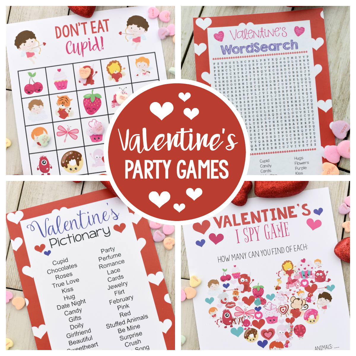 Free Printable Valentine 39 s Day Bingo Game Crazy Little Projects