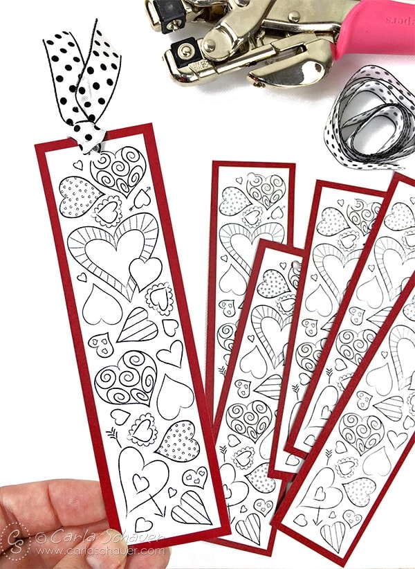 Free Printable Valentine Bookmarks