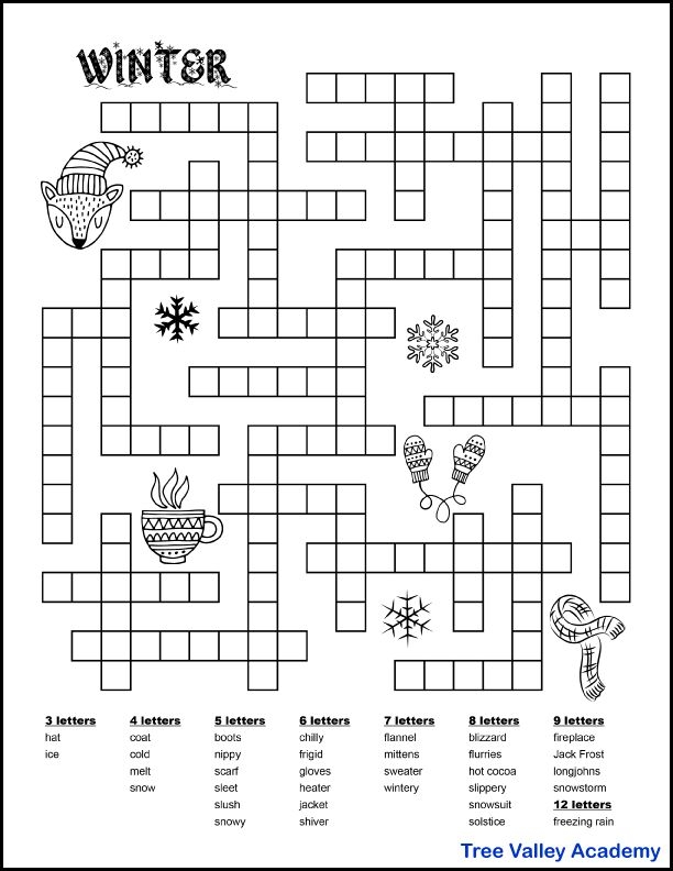 Free Printable Word Fill In Puzzles Printable Sight Words List