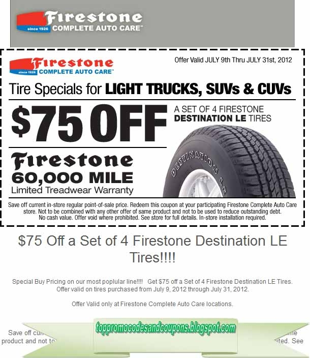 Free Promo Codes And Coupons 2023 Firestone Coupons