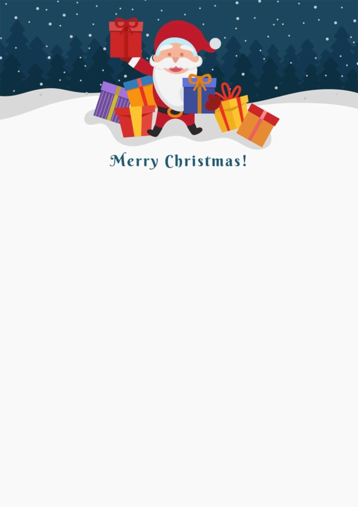 Free Santa Letterhead Printable Printable Templates