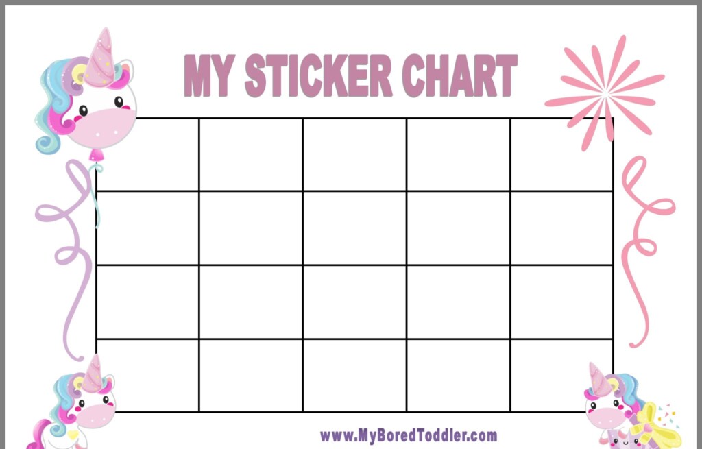 Free Sticker Chart Printable Educational Printable Worksheets