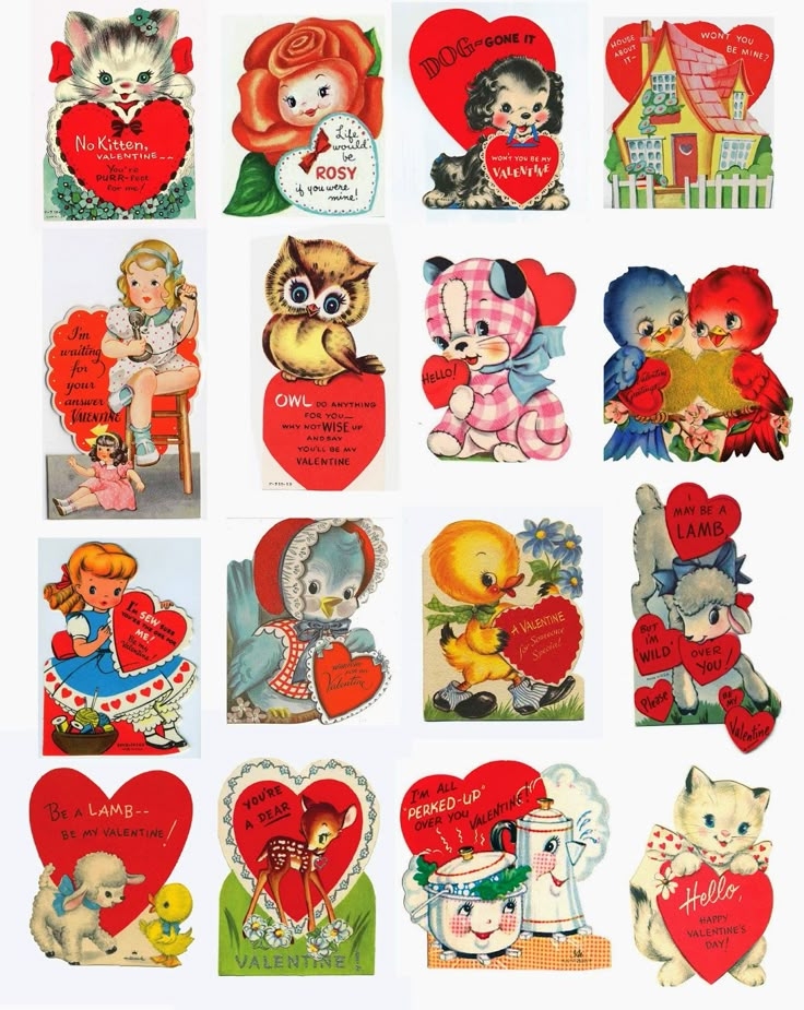 Free Vintage Valentine Printables