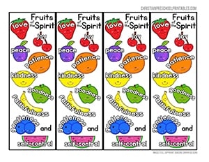 Fruit Of The Spirit Printables Christian Preschool Printables